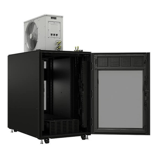 Vertiv ES Door Split Mesh 79 in H X 24 in BLK - 7902E-24SM-B