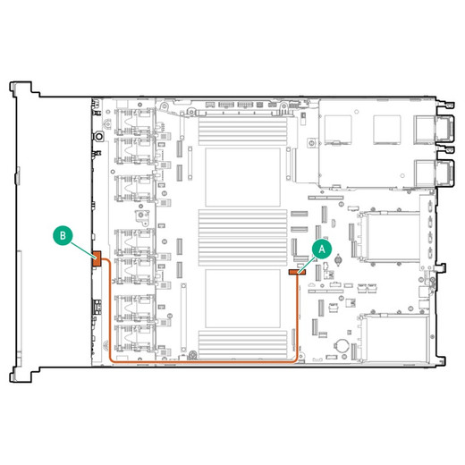 HPE DL365 G11 8SFF Oroc X1 Sas/sata CBL - P56901-B21