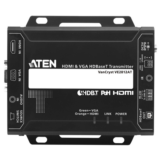 ATEN Hdmiand Vga/audio Hdbaset Transmitter W/ Irand Serial AND POH
