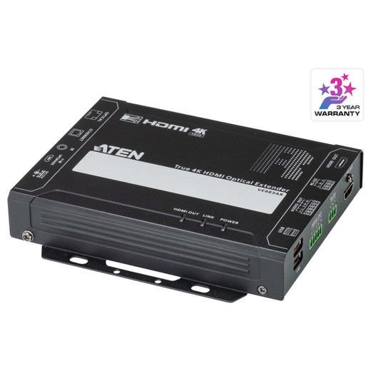 ATEN True 4K HDMI Optical Receiver (true 4K @ 985FT/300M - Sfp+ Duplex Multi Mode) - VE883ARK1