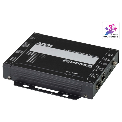 ATEN True 4K HDMI Optical Transmitter (true 4K @ 6.2 MILES/10KM - Sfp+ Duplex Single - VE883ATK2