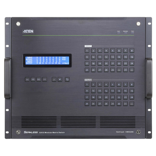 ATEN THE VM3200 Modular Matrix Switch Offers Advanced Access AND Real-time Control OF