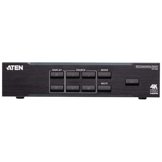 ATEN 4 X 2 True 4K Presentation Matrix Switch