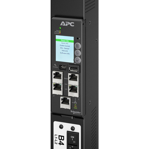 APC Netshelter Rack PDU Advanced Switched Metered Outlet 34.6KW 3PH 415V 60 - AP
