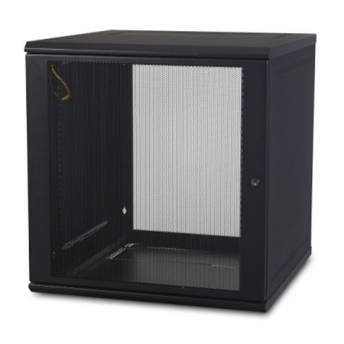 APC Netshelter 12U Wallmount Rack Cabinet Single Hinged Server Depth Unassembled - AR112