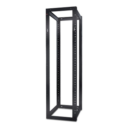 APC by Schneider Electric AR204A - Netshelter 4 Post Open Frame Rack - Black