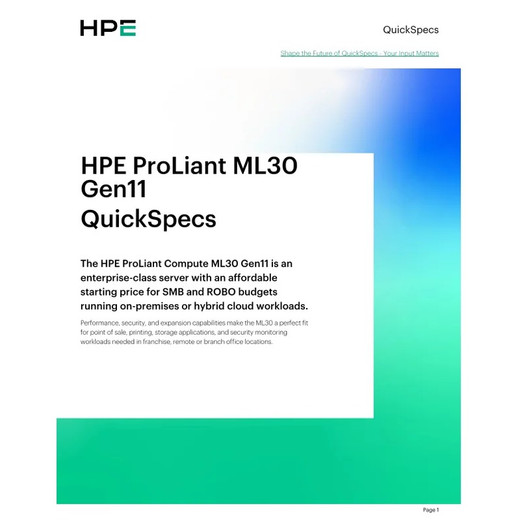 HPE ML30 GEN11 SFF PCIE CBL KIT - P67850-B21