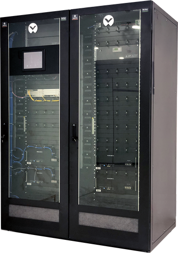 Vertiv ES Door Split Solid 98 in X 24 in BLK - 9803E-SS24-B