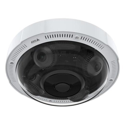 Axis P3738-PLE 32MP (4x8MP) 4K AI IR Panoramic Outdoor Varifocal Dome IP Camera, 02635-001