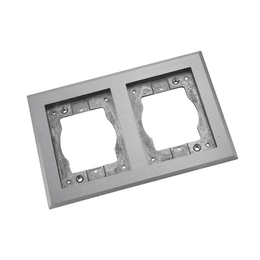 Middle Atlantic 2-GANG Carpet & Tile Flange NK - 827TCAL-NK