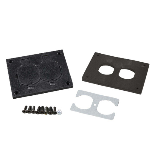 Middle Atlantic Polycarbonate Dplx PLT OM - 828PR-BLK