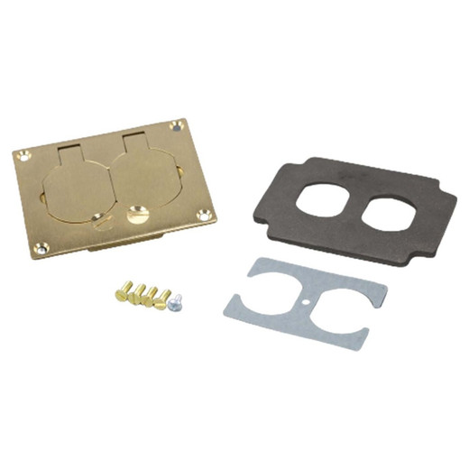 Middle Atlantic Brass Dplx Recept PLT OMB - 828R