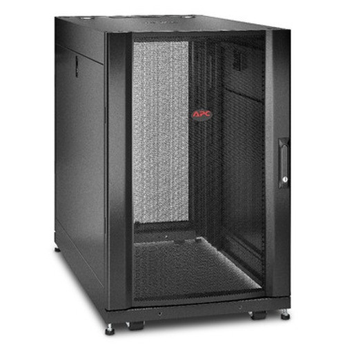 APC by Schneider Electric Netshelter SX 18U 600MM Wide Perforated Curved Door Black - AR7061