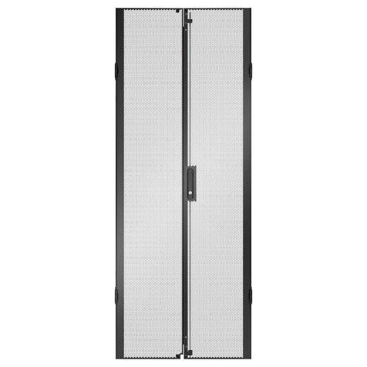APC by Schneider Electric Netshelter SX GEN2 42U 750MM Wide Perforated Split Doors Black - AR7150B2