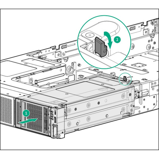 HPE DL340 G12 Front GPU L40S PWR CBL KIT