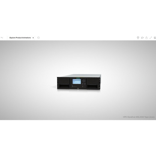 HPE STG MSL3040 LTO9 SAS DRV 20LTO9 Crtg - P77037-B25