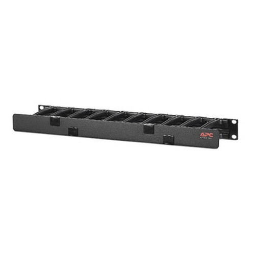 APC by Schneider Electric Horizontal Cable Manager 1U X 4IN Deep Single-sided with Cover - AR8602A