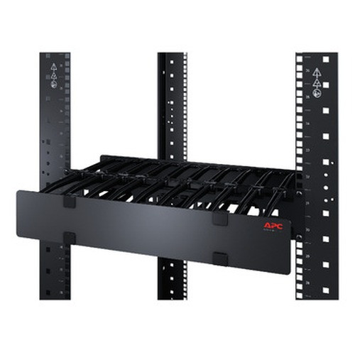 APC by Schneider Electric 2U Horizontal Cable Manager 6 Fingers TOP and Bottom - AR8606