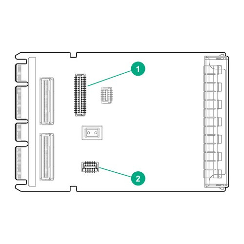 HPE DL320 GEN12 Prim Front OCP CBL KIT - P77261-B21