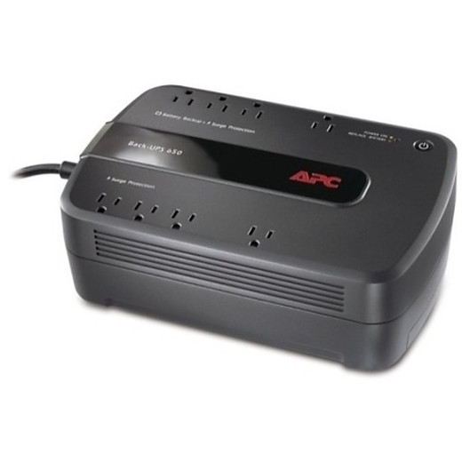 APC by Schneider Electric BE650G1-LM - UPS - Standby - 120 V - 390WATT - 650VA - 12A - USB - (4)