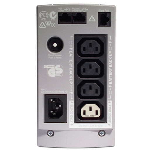 APC by Schneider Electric UPS ( External ) / 350 VA / UPS Battery - 1 X Lead Acid - 4 - BK350EI