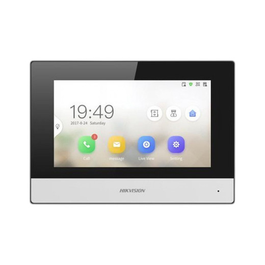 Hikvision DS-KH6320Y-WTE2 7in Touch Screen Indoor Station