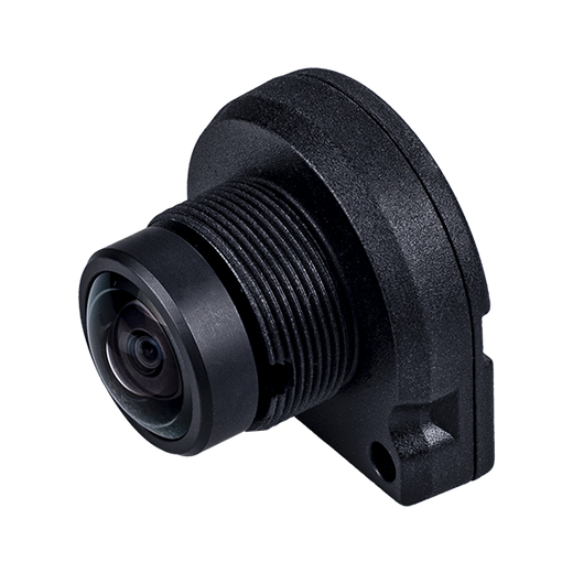 Vivotek CU9183-HF flat discreet mini camera side angle view professional installation