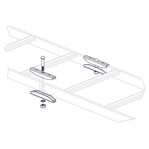 Vertiv Straight Cable Runway Splice KIT - GL-CR-BSK