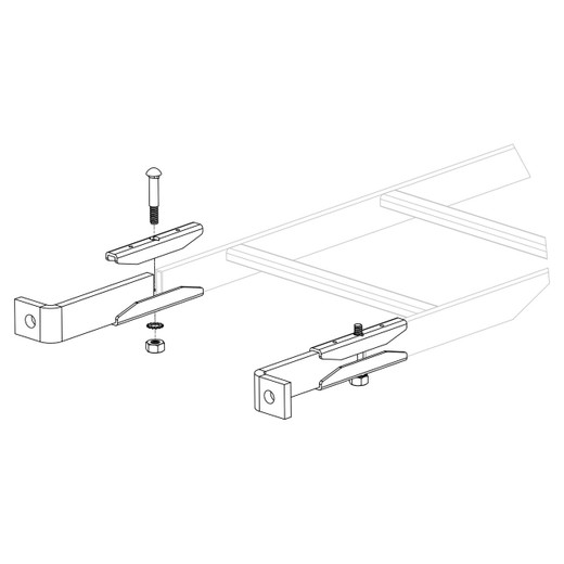 Vertiv Cable Runway Support Bracket Yellow - GL-CR-VSB