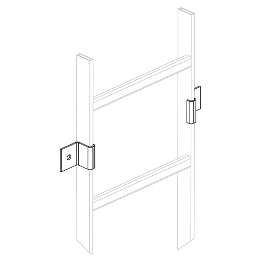Vertiv Cable Runway Vertical Wall Bracket - GL-CR-VWB