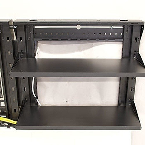 Middle Atlantic C3 Credenza Woodkit - 4 BAY 24IN Height IN Black HPL Finish - C3K4D2MHA5A5B20000