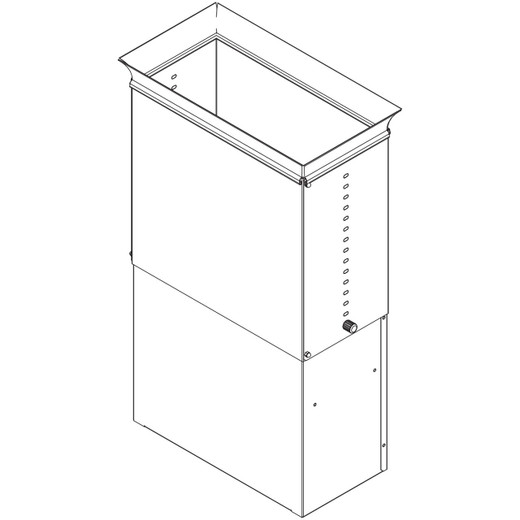 Vertiv Exhaust Chimney 32-46 in H 42IN D - GL-EC-42-3246