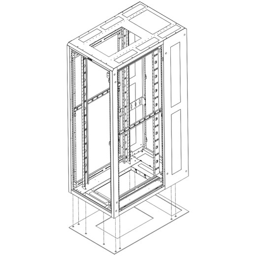Vertiv Isolation Plate 24W X 42D ES CAB - GL-ISO2442