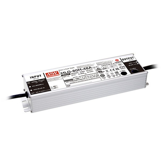Vivotek HLG-80H-48 48VDC 80W Industrial Power Supply