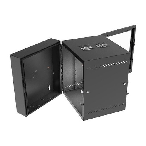 Vertiv WM Esntl 12U 24D Plexi Black FAN