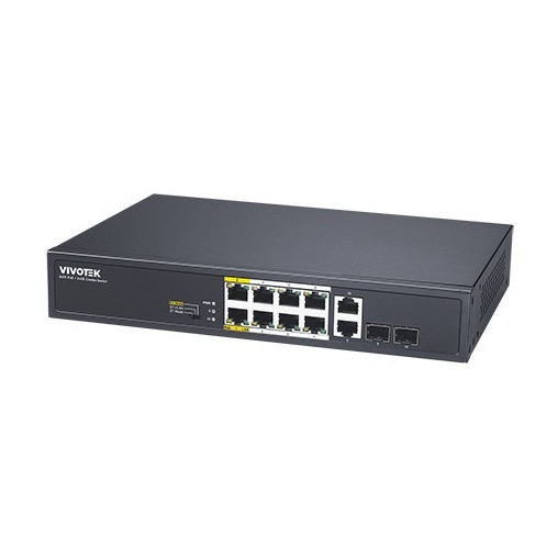 Vivotek AW-FGT100D120 8-Port PoE+ Network Switch