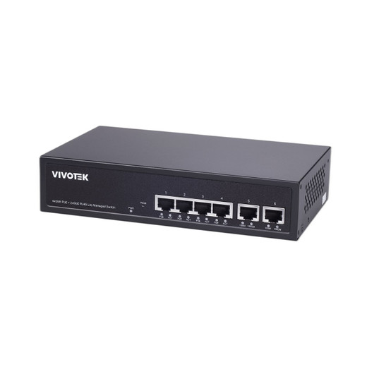 Vivotek AW-GEL-065A-060 6-Port Managed PoE Switch