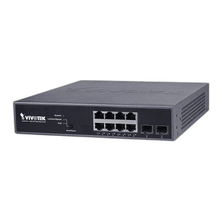 Vivotek AW-GEV-104B-130 AW-GEV-104B-130 8-Port PoE+ Smart Switch
