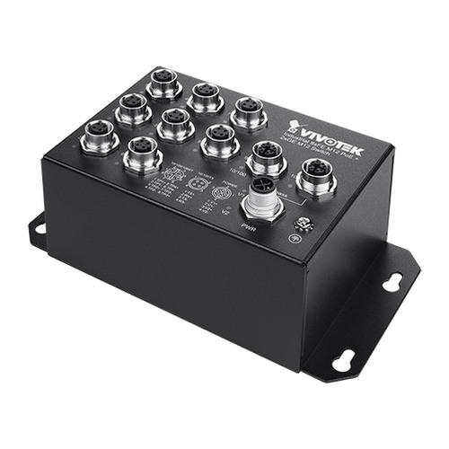 Vivotek AW-IHT-0502 Industrial 4-Port PoE+ Media Converter
