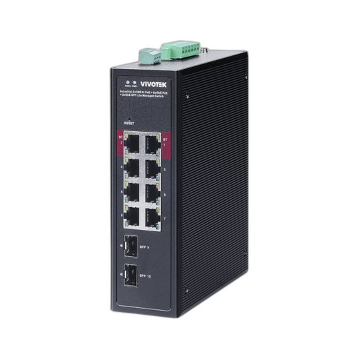 Vivotek AW-IHB-1040 Industrial Managed PoE Switch