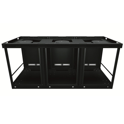 Middle Atlantic 3 BAY 31INCH H Finishing KIT Solid Doors Tlam Finish Auburn - C5K3B1SSTAS0001A