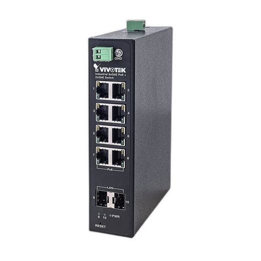 Vivotek AW-IHT-1000 Industrial 8-Port PoE+ Switch