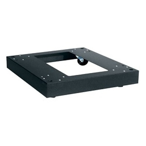Middle Atlantic Skirted Wheelbase Fits 26in. Deep ERKft. s Slim 5 Series Includes Casters Steel Textured Black Powder Coat Finish