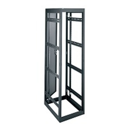 Middle Atlantic Skirted Wheelbase Fits 42in. Deep MRK S includes 4 Casters Steel Black Powder Coat Finish