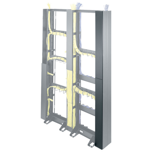 Middle Atlantic Rack Cable Organizer Cover 45 Rack Units Steel Black Finish - CK-45C