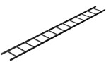 Middle Atlantic Cable Ladder Runway 12W X 10L Black Finish ***Drop Ship Only*** - CLB-10