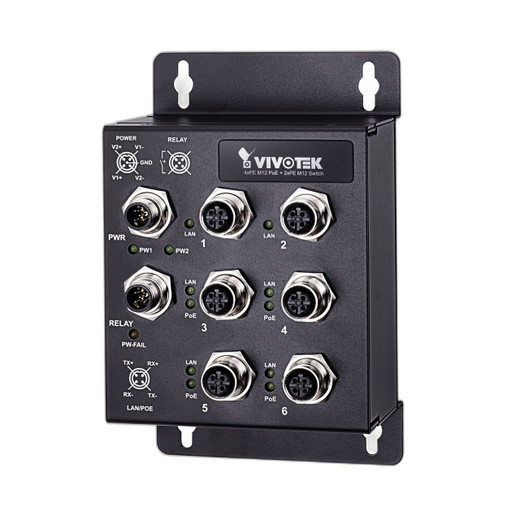 Vivotek AW-IHT-0602 Industrial EN50155 PoE+ Switch