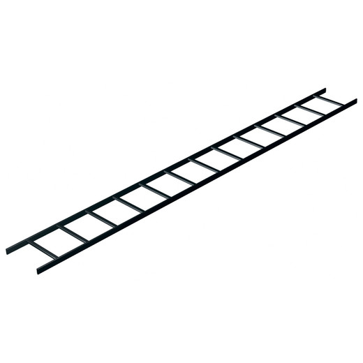 Middle Atlantic Cable Ladder Runway 24in. W X 6ft. L Steel Black Powder Coat finish 1 - CLB-6-W24