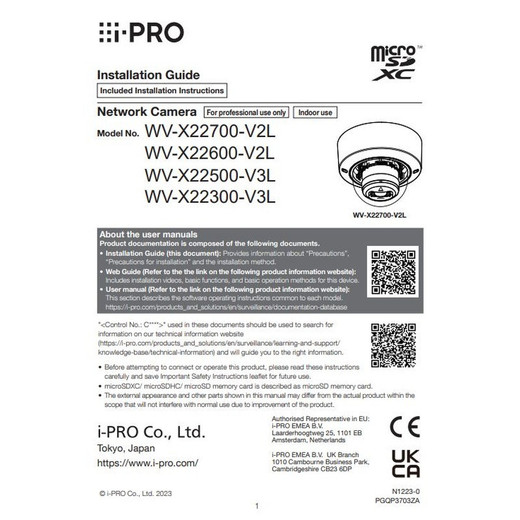 i-PRO WV-X22700-V2L 12MP 4K AI Indoor Dome Camera - Image 2