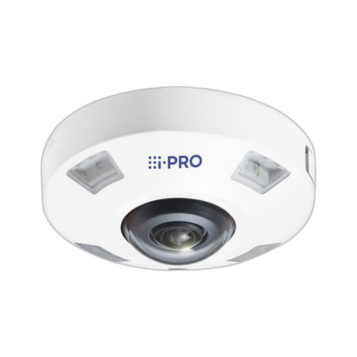 i-PRO WV-S4576LA 12MP AI IR Fisheye Dome Outdoor Security IP Camera